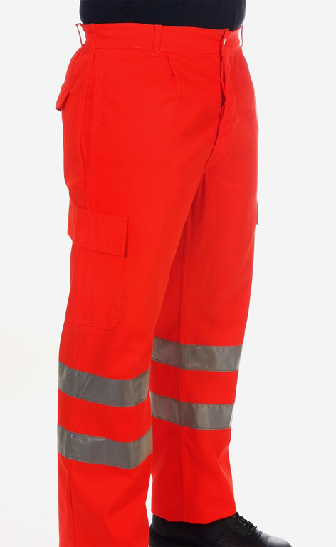 Pantalón rojo alta visibilidad Image