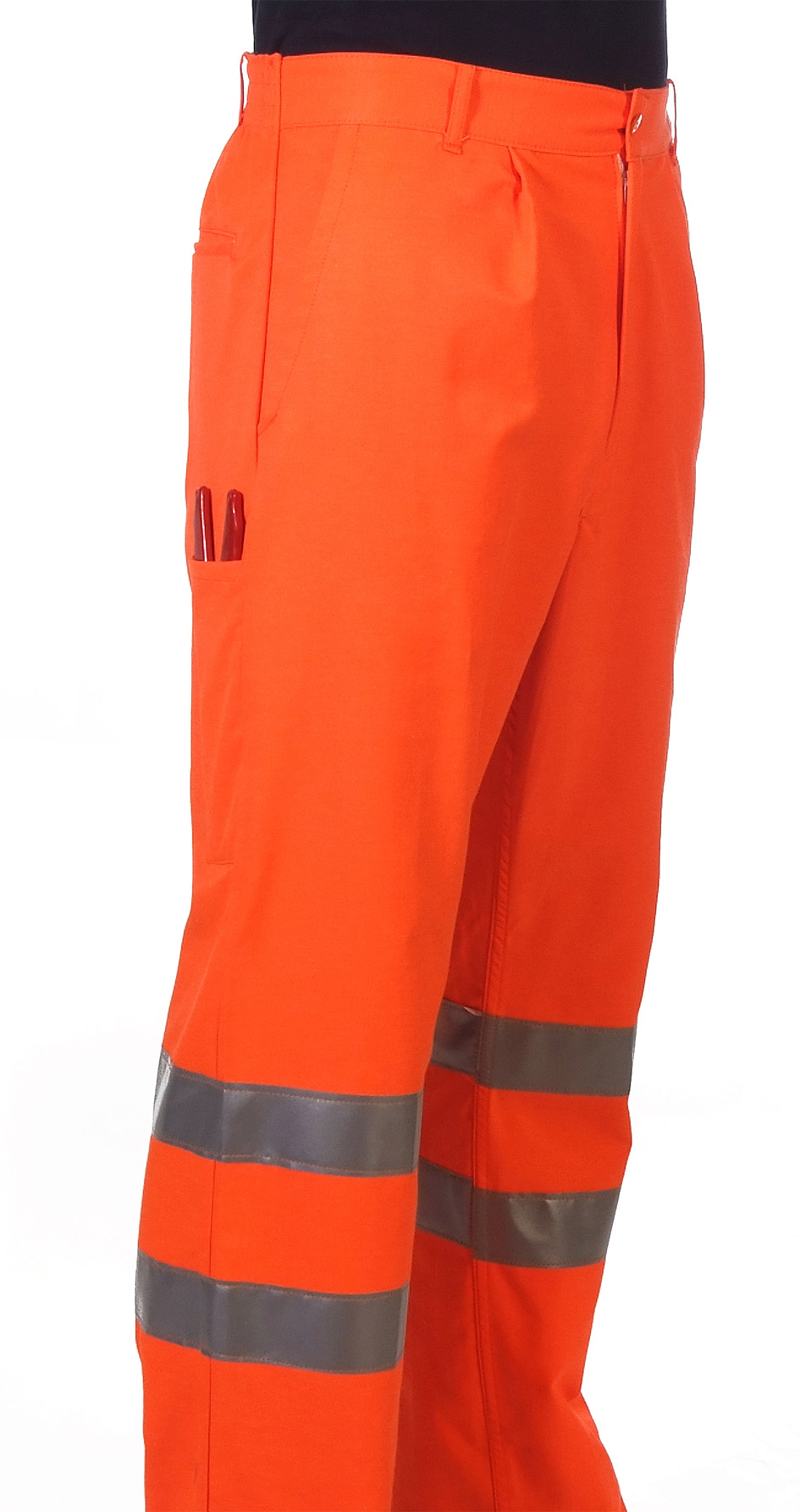 Orange hi-visibility trouser Image