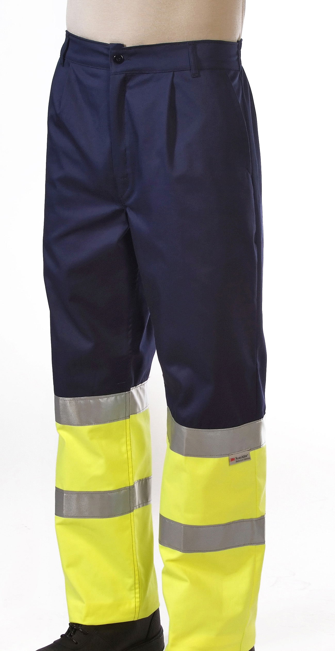 Hi-visibility two toned yellow trouser Image