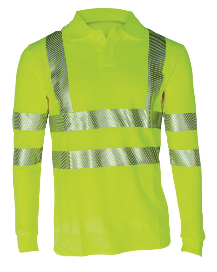 Polo amarillo av ignífugo Image