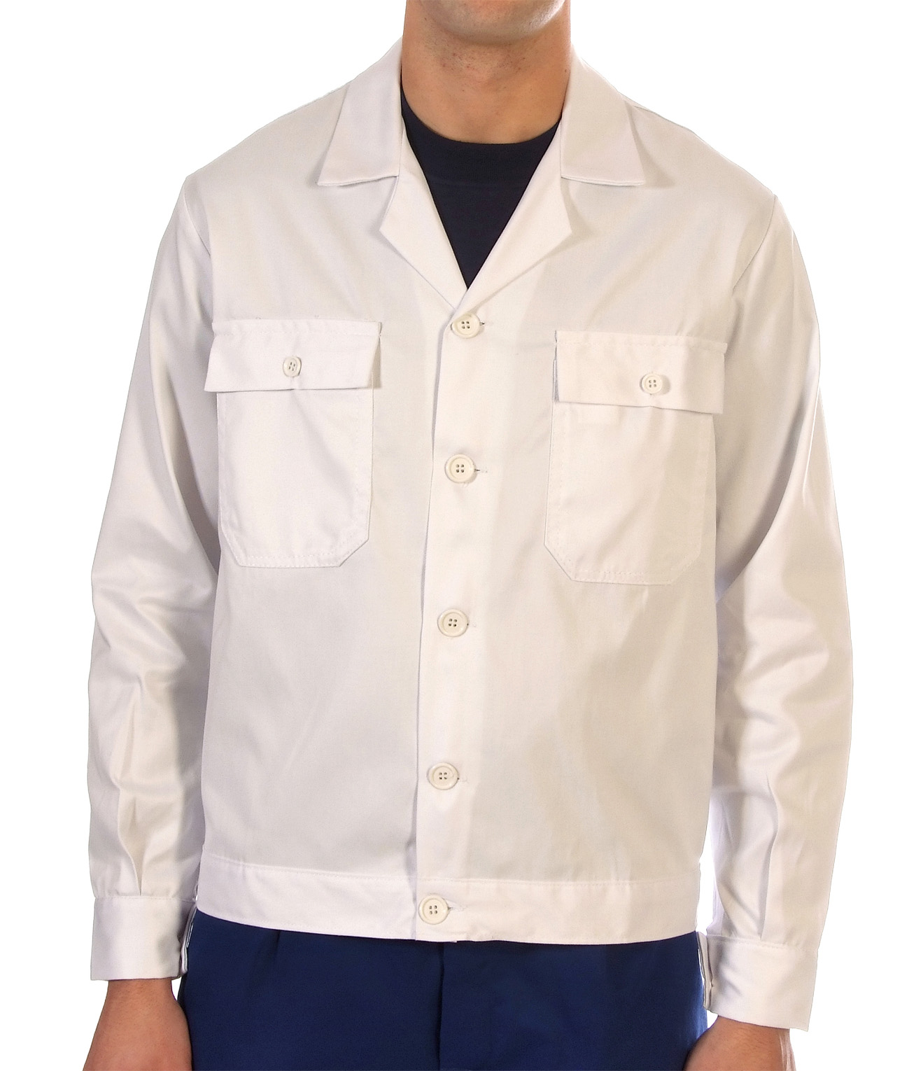 Jacket with button closing Image