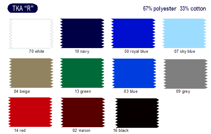 Colours TKA-R